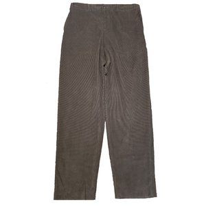 NEW Very Rare Eskandar Mens Cotton & Cashmere Cords Pants 36 38  Brown  Wide Leg